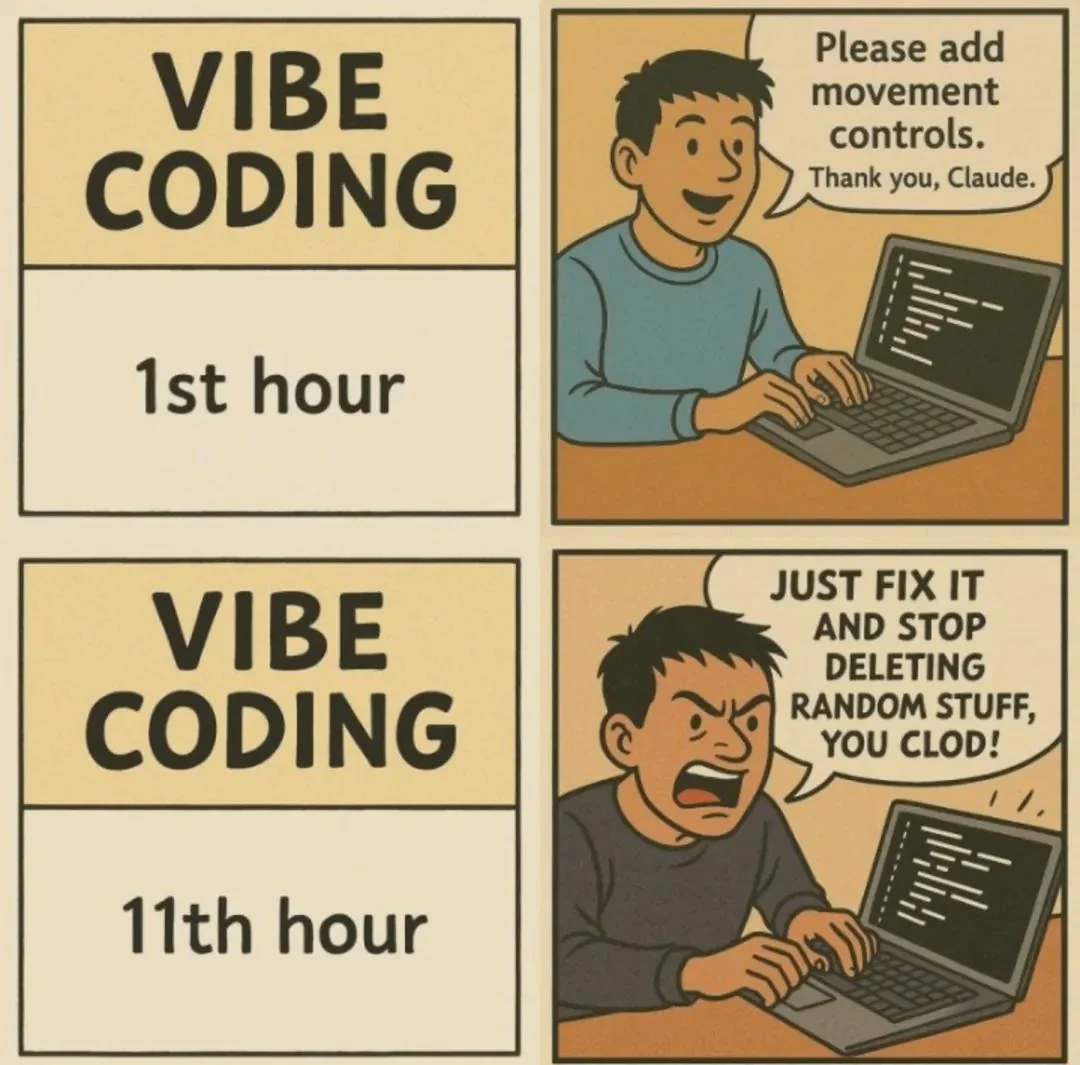 Vibe Coding 今日梗图 1