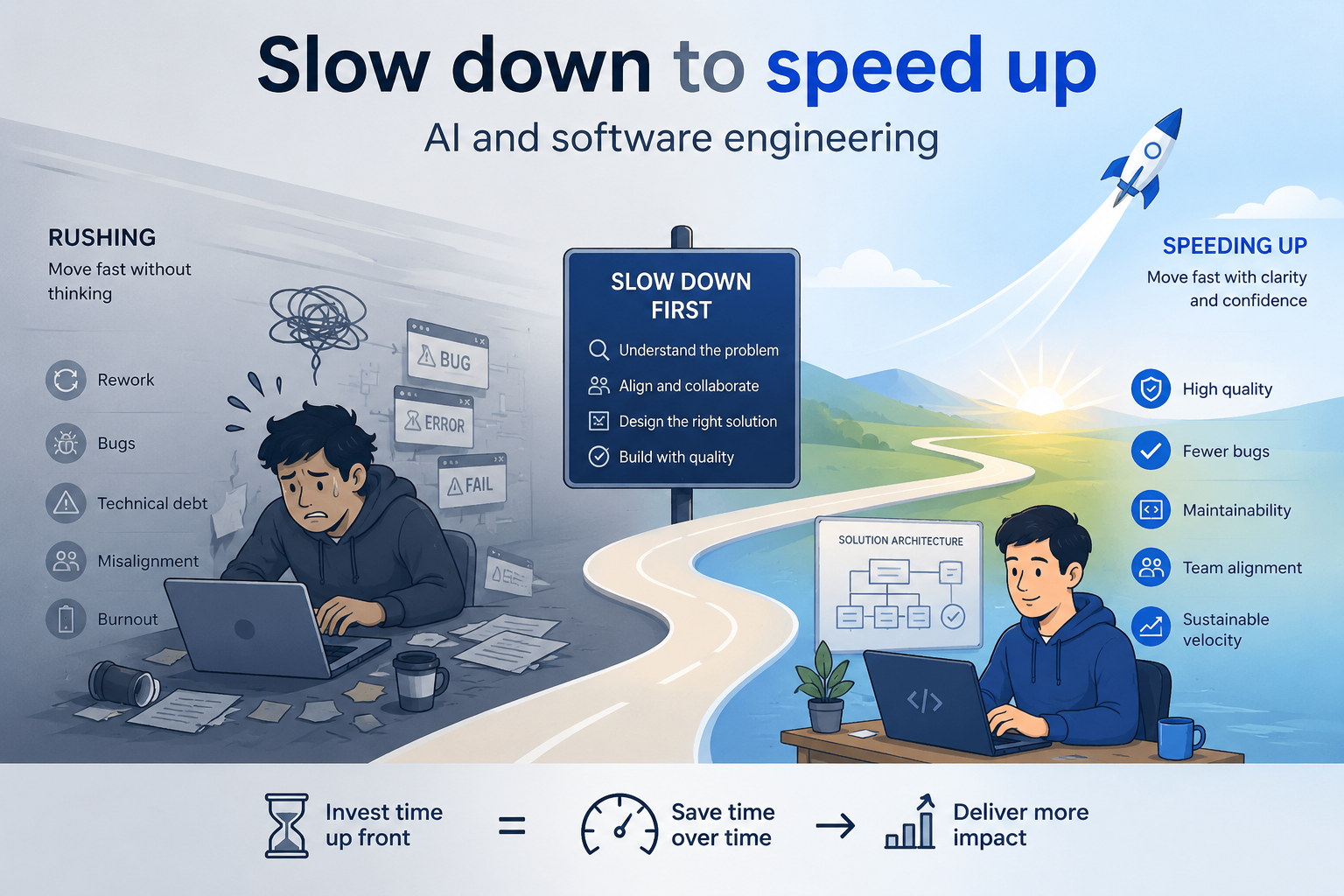 慢下来才能更快-Slow down to speed up: AI and software engineering 1